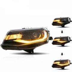 LED Projector Headlights For 2016-2018 Chevrolet Camaro Front Lamps