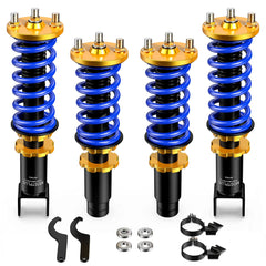 Adjustable Heigh Coilover Struts For 1993-2000 Honda Civic EK EJ EM/1994–2001 Honda Acura Shocks Absorbers Front & Rear 4Pcs