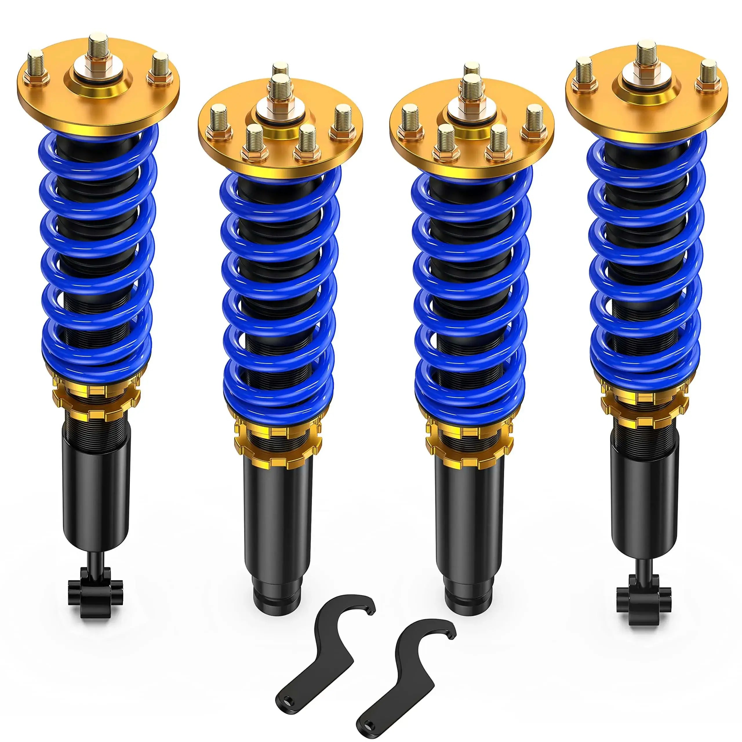 Adjustable Height Coilovers Struts For 2001-2003 Acura CL/1999-2003 Acura TL/1998-2002 Honda Accord Full Assembly Front & Rear (Set of 4)