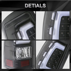 Clear LED Tail Lights Assembly For 1999-2006 Chevy Silverado GMC Sierra 1500 2500HD Rear Lamp (Fleetside Bed Models Only)
