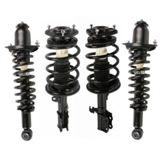 Front & Rear Shock Struts with Coil Spring Assembly For 2003-2008 Toyota Corolla 1.8L (Set of 4)