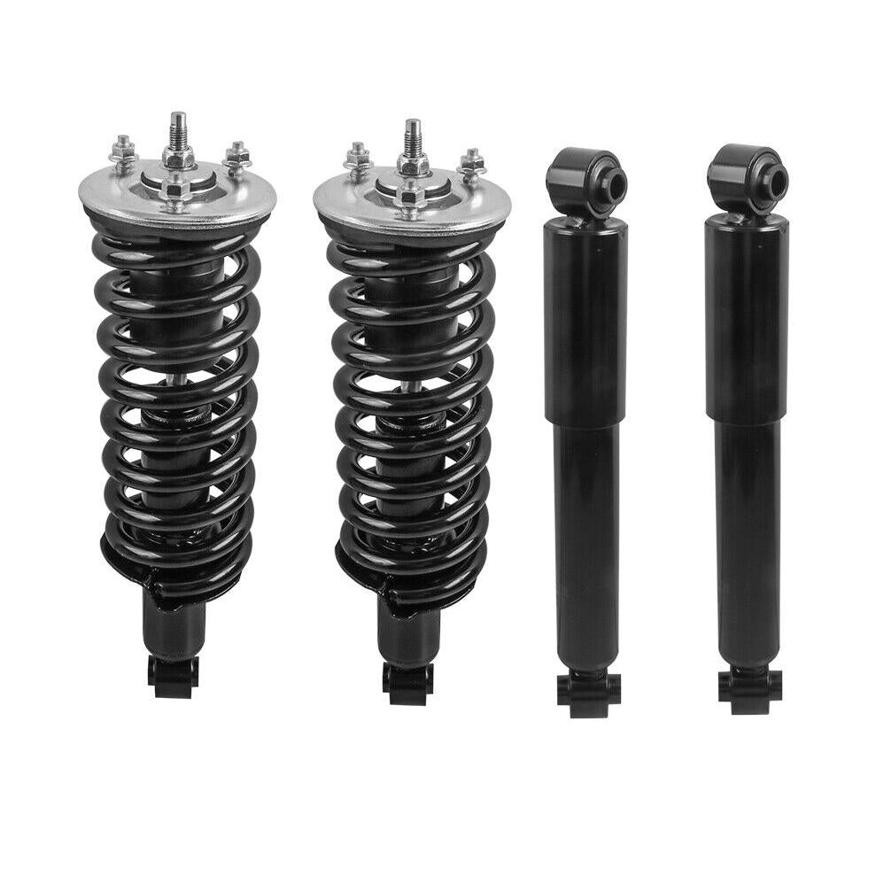 4x Front Struts & Coil Spring + Rear Shock Absorbers Assemblies For 2005-2011 Nissan Pathfinder 171103 37274