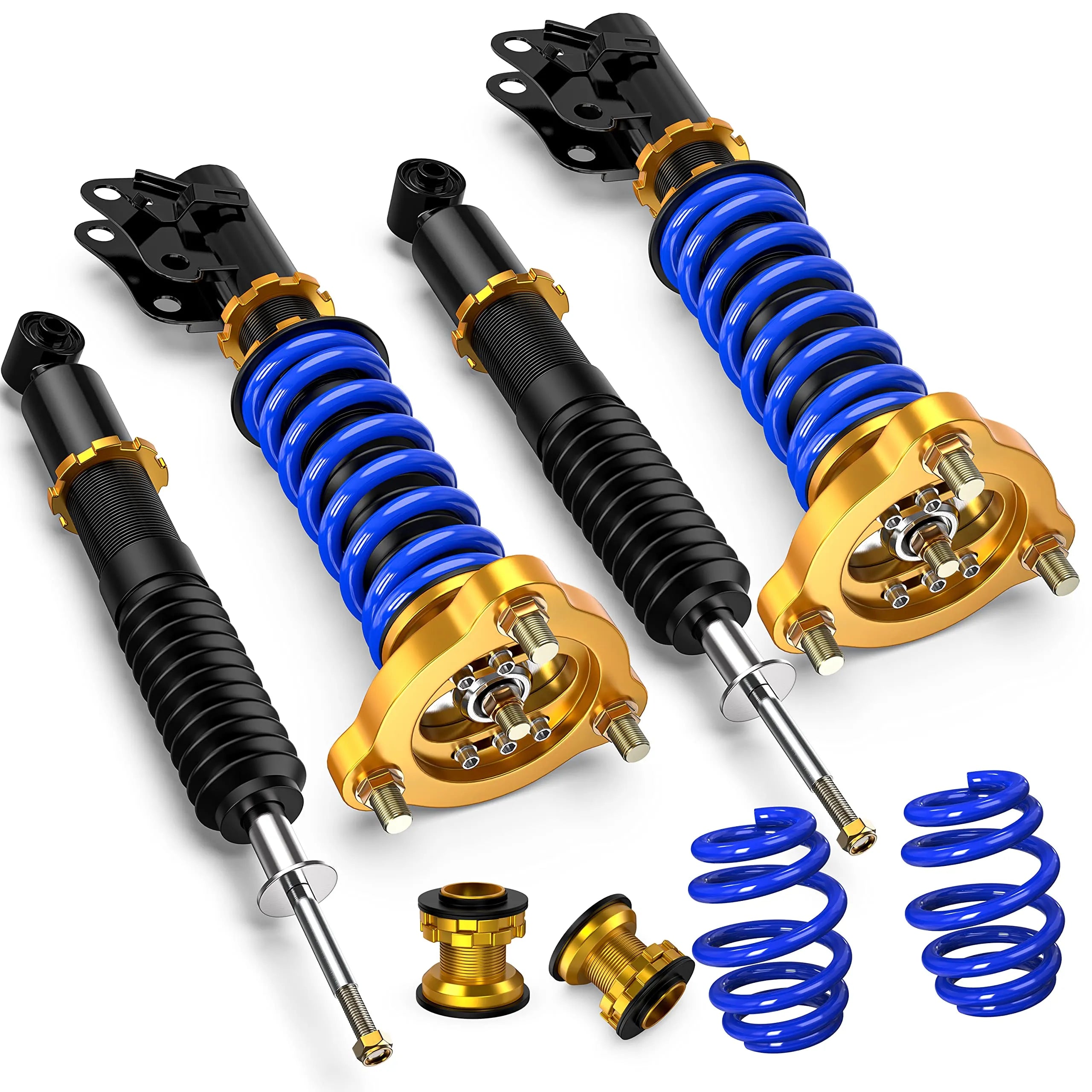 Lowering Coilovers Struts Compatible with FD1 FD2 FD7 FA1 FG1 FG2 FA5 2006-2011 Honda Civic EX LX Si Sedan / Acura CSX Suspensions Shock Struts Height Adjustable (Set of 4)