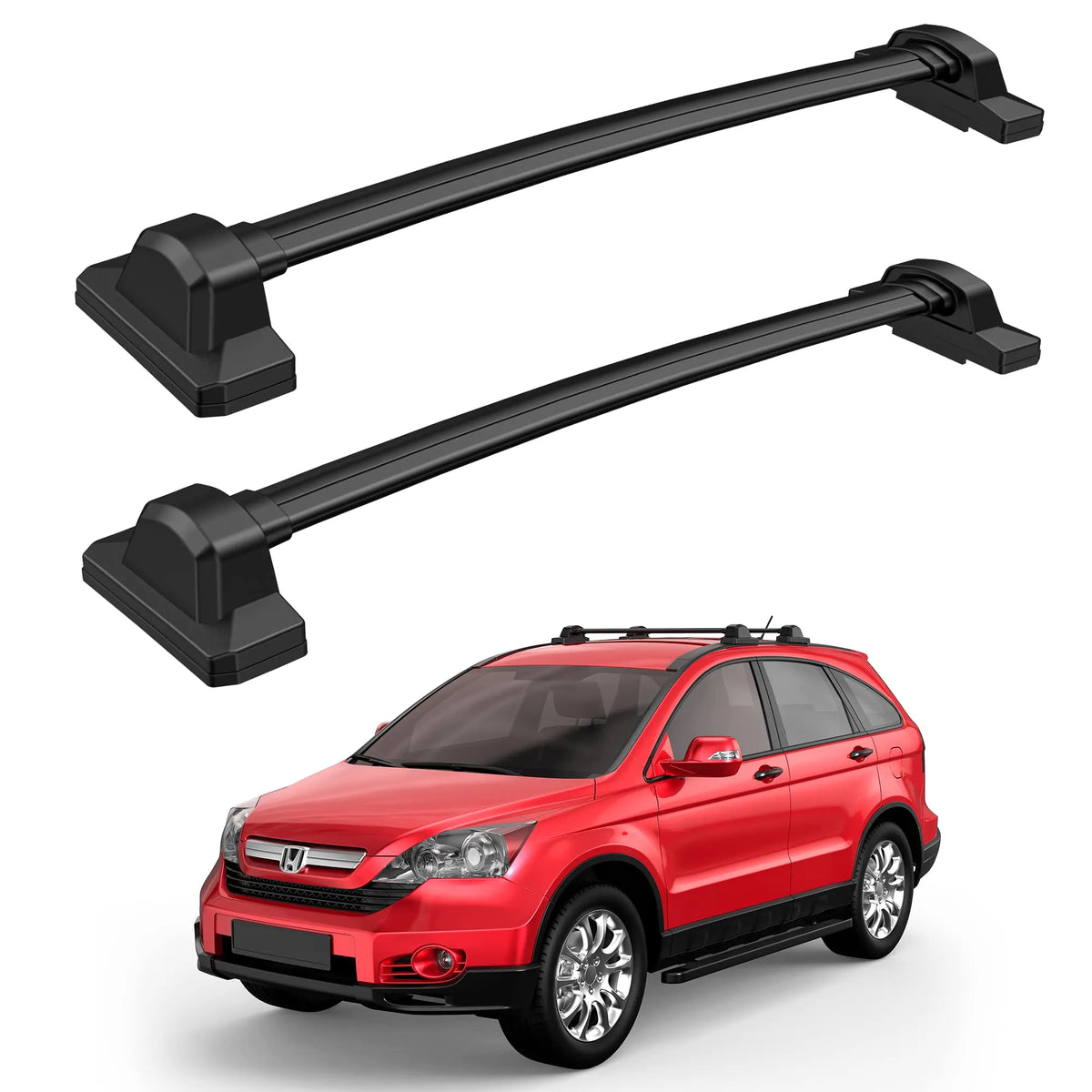 Roof Rack Cross Bar For 2007-2011 Honda CRV 2.4L, Lockable Rooftop Luggage Crossbars for Carrying Cargo Carrier Bag Camping Gear Bike