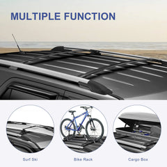 Roof Rack Cross Bar Rail For 2016-2019 Ford Explorer Luggage Cargo Racks Rooftop