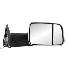 Chrome Power Glass Towing Mirrors with LED Turn Signal For 1994-1997 Dodge Ram 1500 2500 3500 2PCS