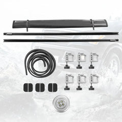 8FT Roll Up Tonneau Cover For 2004-2008 Ford F150 F-150 Long Truck Bed