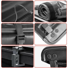 5.5FT Roll-Up Tonneau Cover For 2014-2024 Toyota Tundra Short Truck Bed