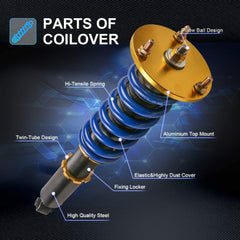 Adjustable Height Coilover Struts For 2006-2013 Lexus IS250 IS350 07-11 GS350 RWD Front+Rear