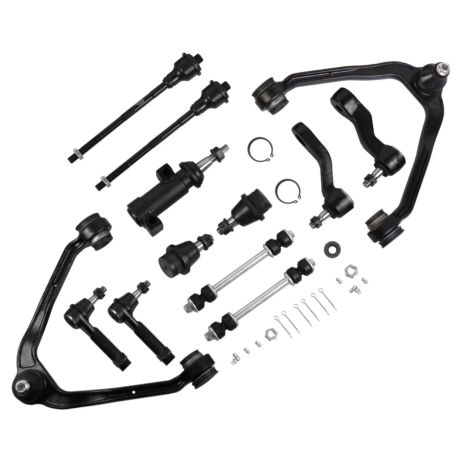 Set of Front Upper Control Arms For 2002-2006 Escalade/ESV/EXT & 99-06 Chevy Silverado 1500/Suburban/Avalanche/Tahoe & 99-06 GMC Sierra 1500/Yukon