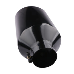 Black Stainless Steel Bolt-On Diesel Exhaust Tip 4" Inlet 8" Outlet 15" Long