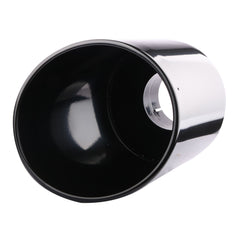 Black Stainless Steel Bolt-On Diesel Exhaust Tip 4" Inlet 8" Outlet 15" Long