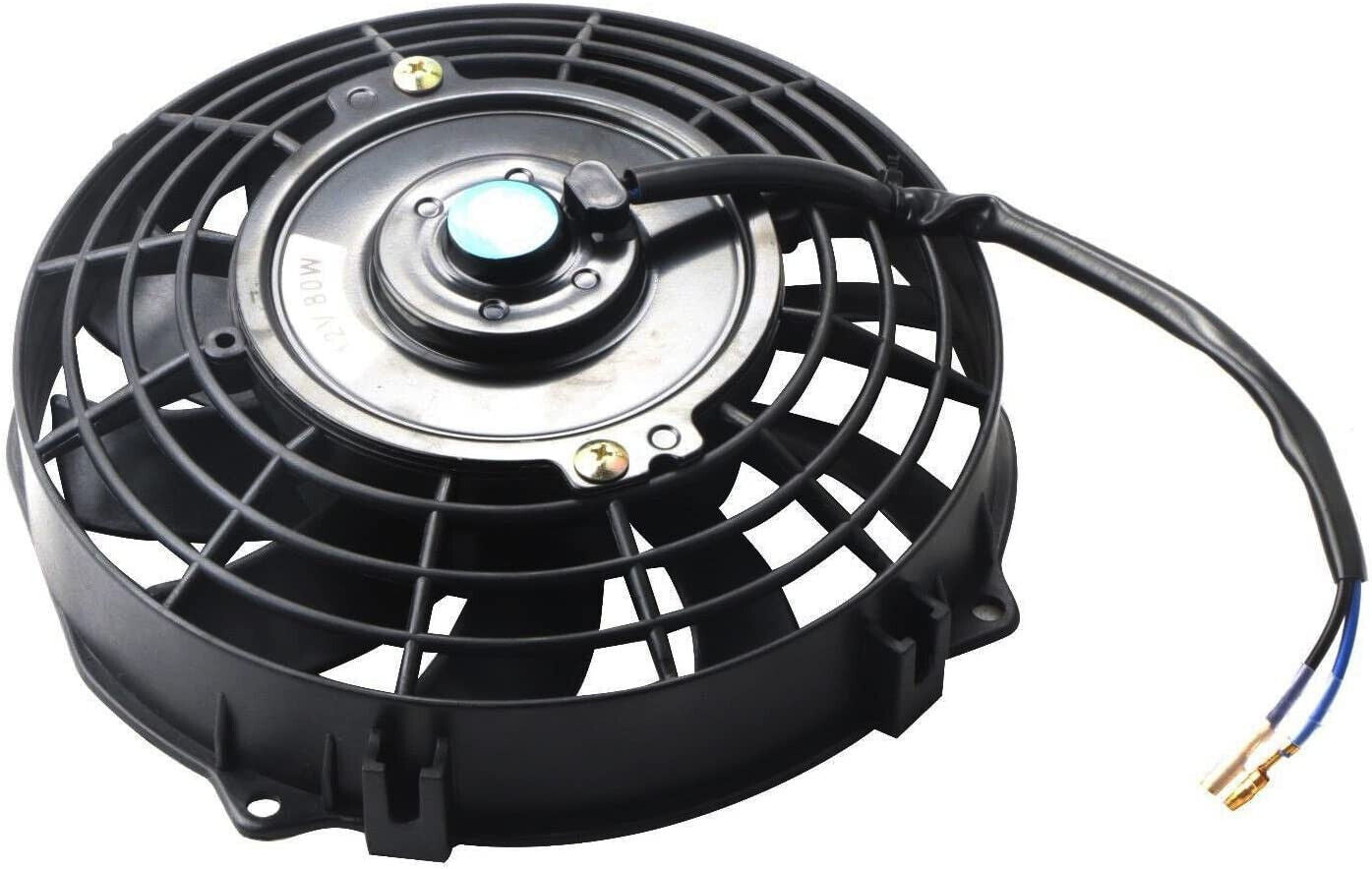 thumbnail image 2 of 2 Pack Universal 12 Inch Electric Radiator Cooling Fans With Heavy-Duty Zip Tie Mounting Kit - Black 2 of 4