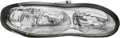 Chrome Housing Headlights Assembly w/ Clear Lens For 1998-2002 Chevrolet Camaro 2pcs