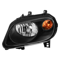 Black Housing Headlights Front Lamp For 2006-2011 Chevy HHR Left+Right