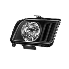 Black Housing Headlights Front Lamps For 2005-2009 Ford Mustang 2pcs