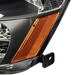 Black Housing Headlights Assembly Front Lamps For 2003-2007 Honda Accord 2pcs