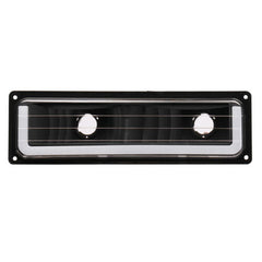 Black LED DRL Headlight Bumper Corner Lamp For 1994-1998 C10 C1500 Silverado Tahoe