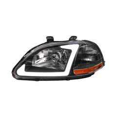 LED DRL Headlights Assembly For 1996-1998 Honda Civic EJ EK EM with Smoke Housing/Clear Lens/Amber Reflector