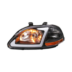 LED DRL Headlights Assembly For 1996-1998 Honda Civic EJ EK EM with Smoke Housing/Clear Lens/Amber Reflector