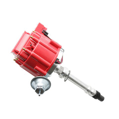 CarBole HEI Racing Distributor 65K Coil 7500RPM – Chevy V8 SBC BBC Red Cap