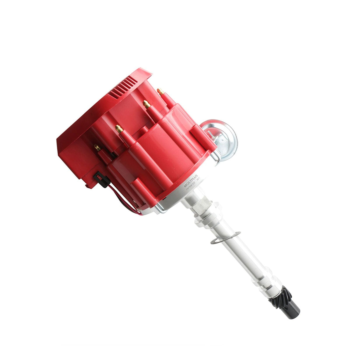 MOSTPLUS Racing HEI Distributor Red Cap Super Coil for Chevy SBC 305/350/400 Small Block