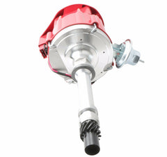 MOSTPLUS Racing HEI Distributor Red Cap Super Coil for Chevy SBC 305/350/400 Small Block