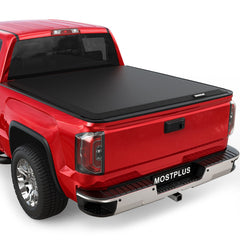 8FT Roll Up Tonneau Cover For 1988-2007 Chevy Silverado GMC Sierra Truck Bed w/ LED