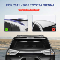 Roof Rack For 2011-2020 Toyota Sienna Cross Bar Luggage Carrier