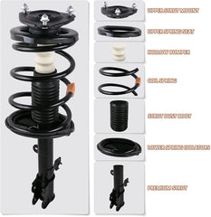 4x Front & Rear Complete Struts w/ Coil Spring Assembly for 2002-2006 Nissan Sentra 1.8L/2.5L L4 (Set of 4)