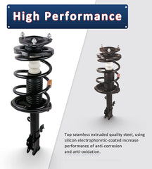 4x Front & Rear Complete Struts w/ Coil Spring Assembly for 2002-2006 Nissan Sentra 1.8L/2.5L L4 (Set of 4)