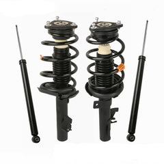 4x Front+Rear Complete Shocks Struts For 2004-2009 Mazda 3, 2006-2010 Mazda 5 172263 172264 (Set of 4)