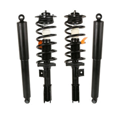 4x Front & Rear Complete Shock Strut & Coil Spring Assembly For 2005-2006 Chevy Equinox, 2002-2007 Saturn Vue, 2006 Pontiac Torrent