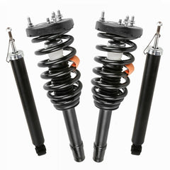 4x Front & Rear Complete Shock Strut & Coil Spring Assembly For 2006-2010 Hyundai Sonata / 2006-2007 Hyundai Azera 172281 349060