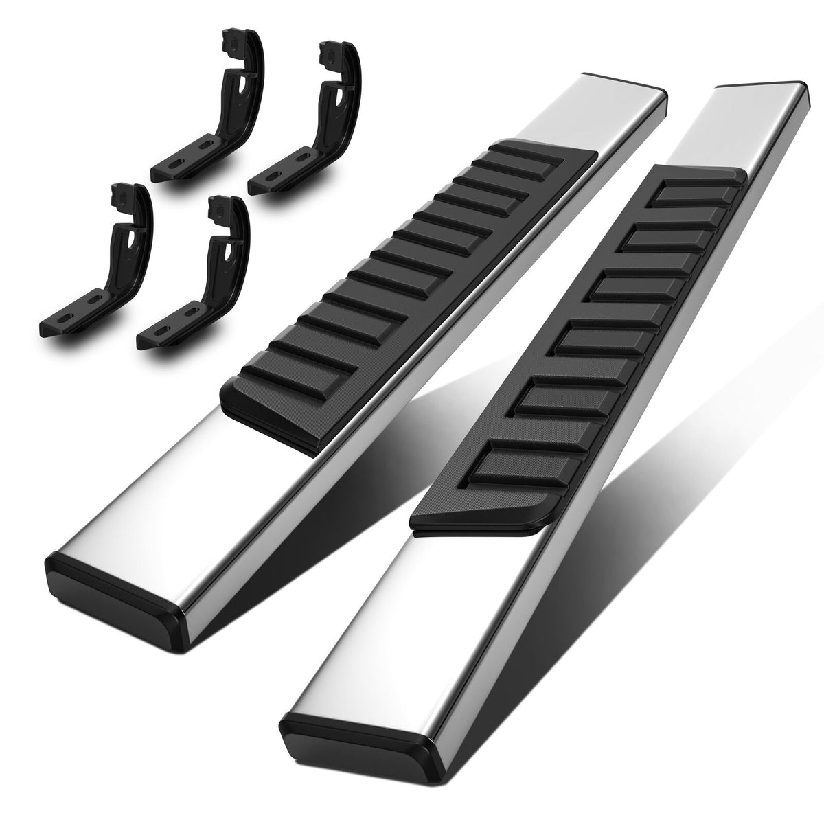 6" Running Boards For 20072018 Chevy Silverado GMC Sierra 1500/2500 H