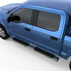 6" Running Boards For 2009-2014 Ford F150 F-150 Super Crew Cab Stainless Steel Side Step Nerf Bars