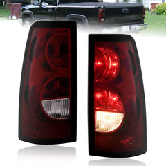 Tail Lights Rear Lamp Smoke Lens For 2003-2006 Chevy Silverado 1500 2500 3500 2pcs