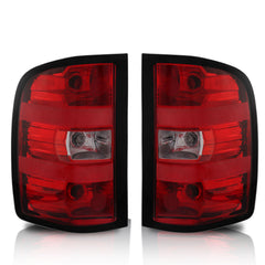 Tail Lights Rear Lamps w/Bulbs For 2007-2013 Chevy Silverado GMC Sierra New LH+RH