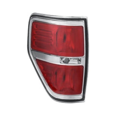 Chrome Housing Tail Lights Rear Lamps For 2009-2014 Ford F-150 F150 Pickup LH+RH