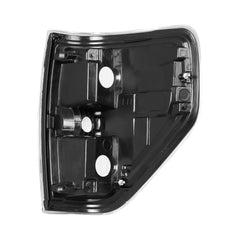 Chrome Housing Tail Lights Rear Lamps For 2009-2014 Ford F-150 F150 Pickup LH+RH