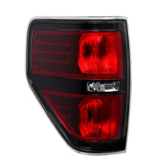 Black Housing Tail Lights Assembly For 2009-2014 Ford F-150 F150 Pickup LH+RH