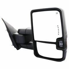 Power Heated Tow Mirrors For 2014-2018 GMC Sierra 1500 / Chevy Silverado 1500 w/ Dynamic LED Signal Pair LH & RH