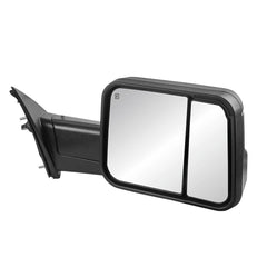 Black Power Heated Flip Up Tow Mirrors For 2019-2022 Ram 1500 2pcs