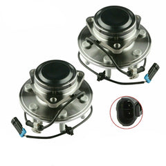 Front Wheel Hub Bearing Fit For GMC Chevy Truck 2WD 515053 515071 Pair (2)