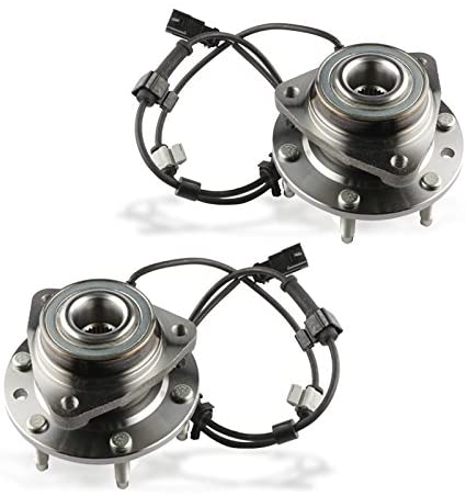 2x Front Wheel Hub Bearing Fit For 2002-2009 Chevy Trailblazer GMC SUV w/ ABS 6 Lug 513188