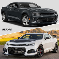 LED Projector Headlights Dynamic For 2016-2018 Chevy Camaro Halogen / HID Model