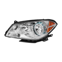 Headlight Chrome Housing w/Amber Reflector For 08-12 Chevy Malibu Sedan HeadLamp