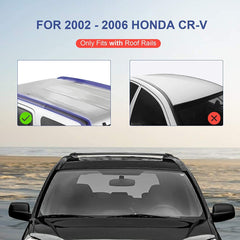 Roof Rack Crossbars for 2002-2006 Honda CRV w/ OEM Side Rails