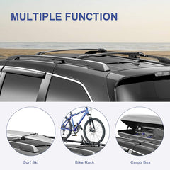 Roof Rack Luggage Carrier Crossbars For 2011-2017 Honda Odyssey with Side Rails