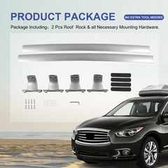 Roof Rack For 2013-2018 Infiniti JX35 /2019 2020 QX60 Cross Bars Cargo Racks